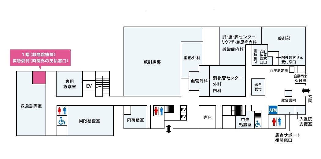1Fフロアマップ